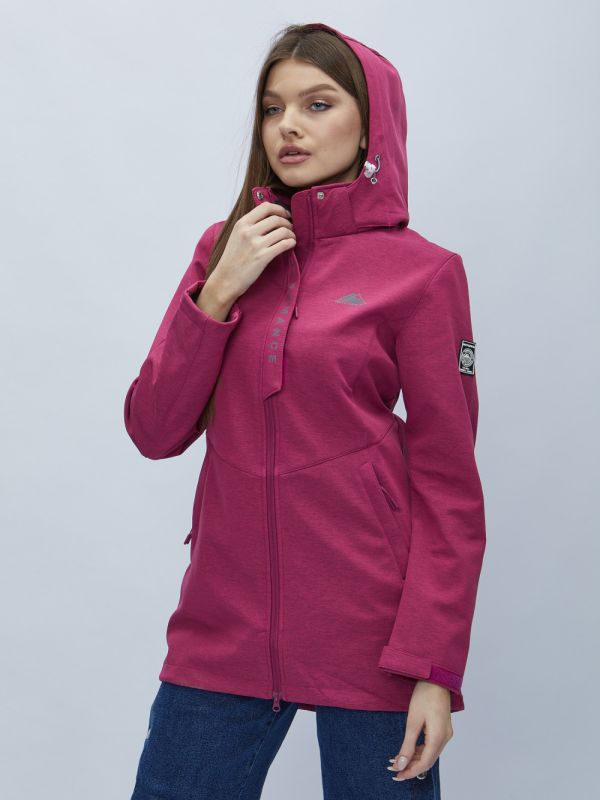 Women's parka MTFORCE spring raspberry 22206M